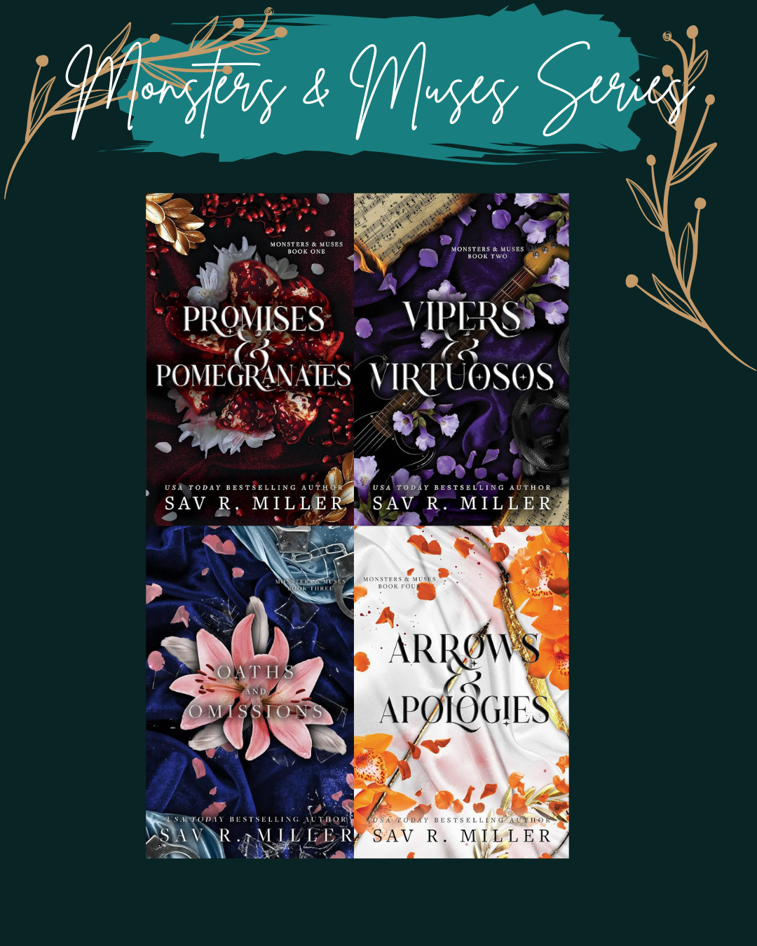 monsters and muses book 1 Monster & Muses Series By Sav. R. Miller