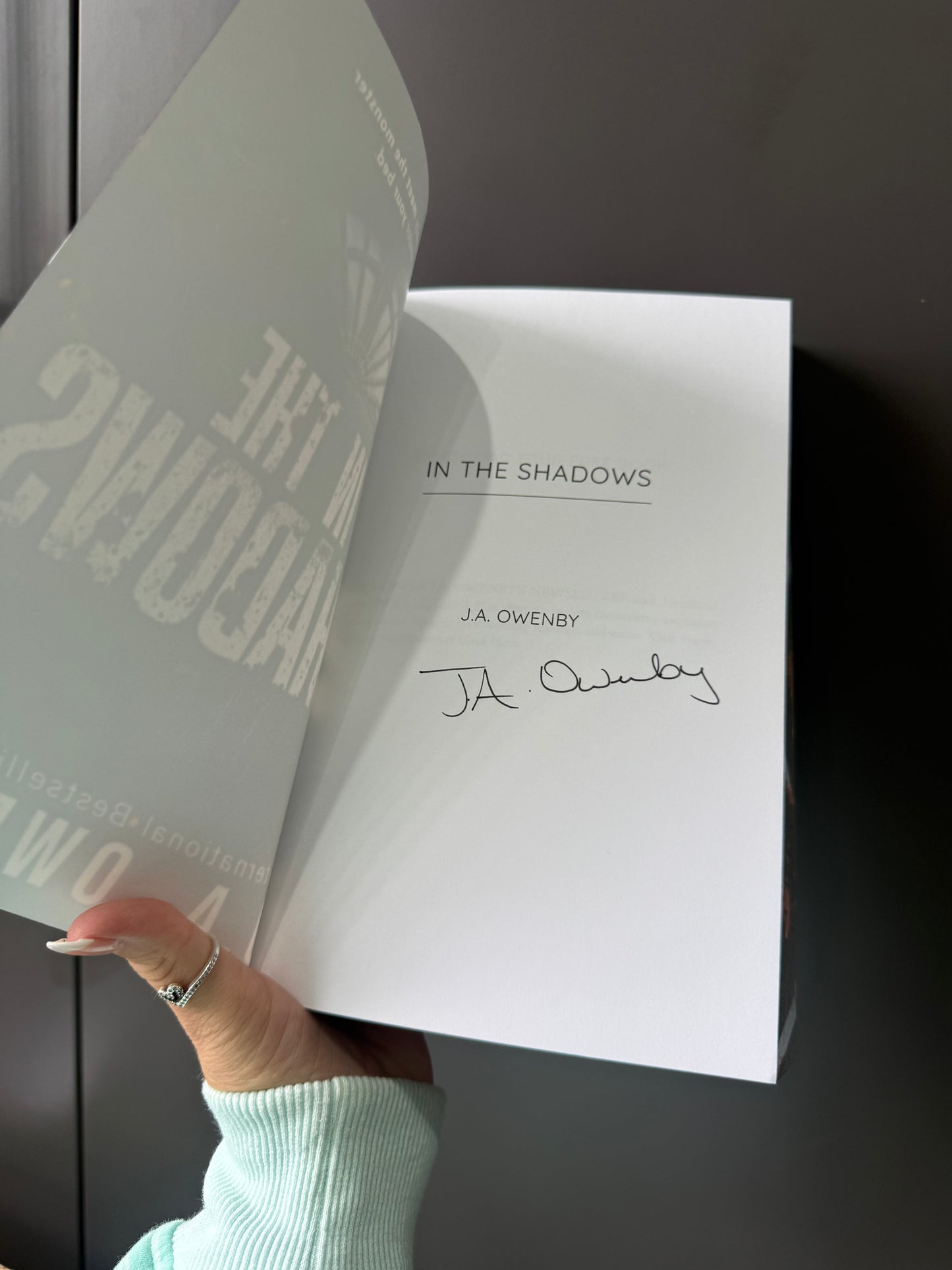In The Shadows - J.A Owenby - Signed & Sprayed Edges