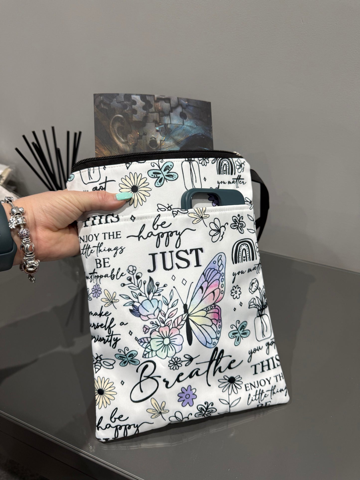 Just Breathe Book Sleeve