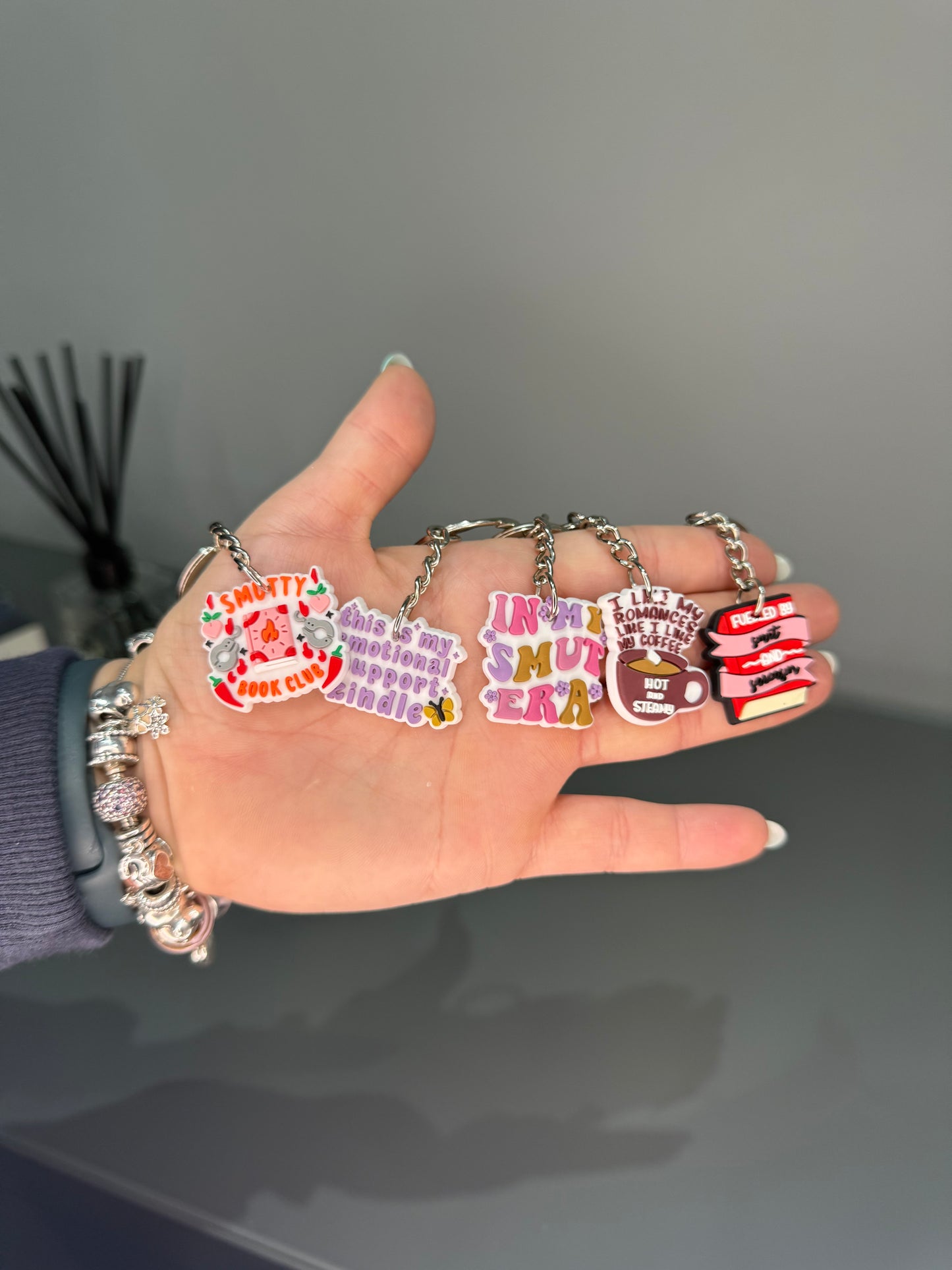 Bookish Key rings