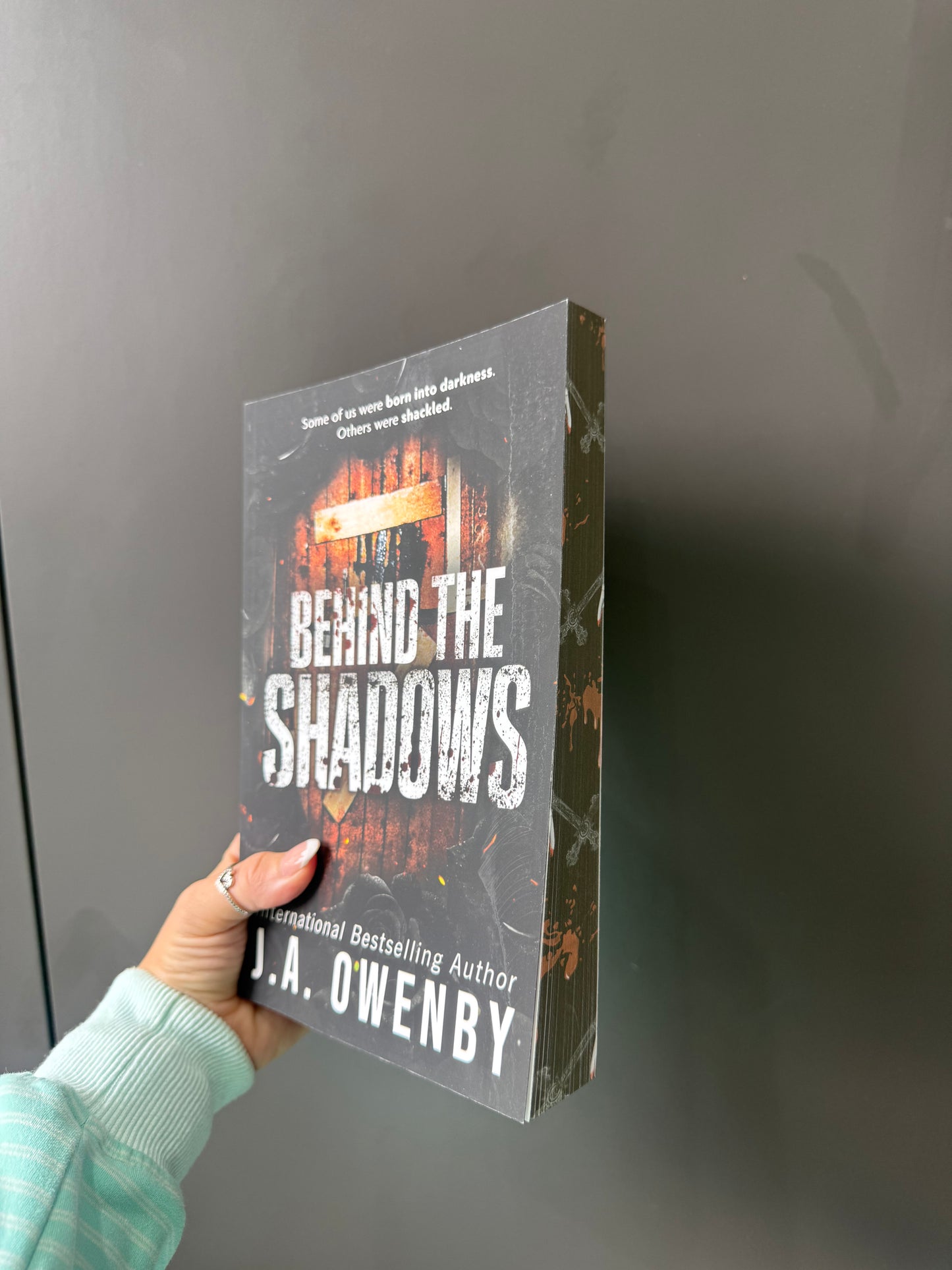 Behind The Shadows - J. A. Owenby - Signed & Sprayed Edges