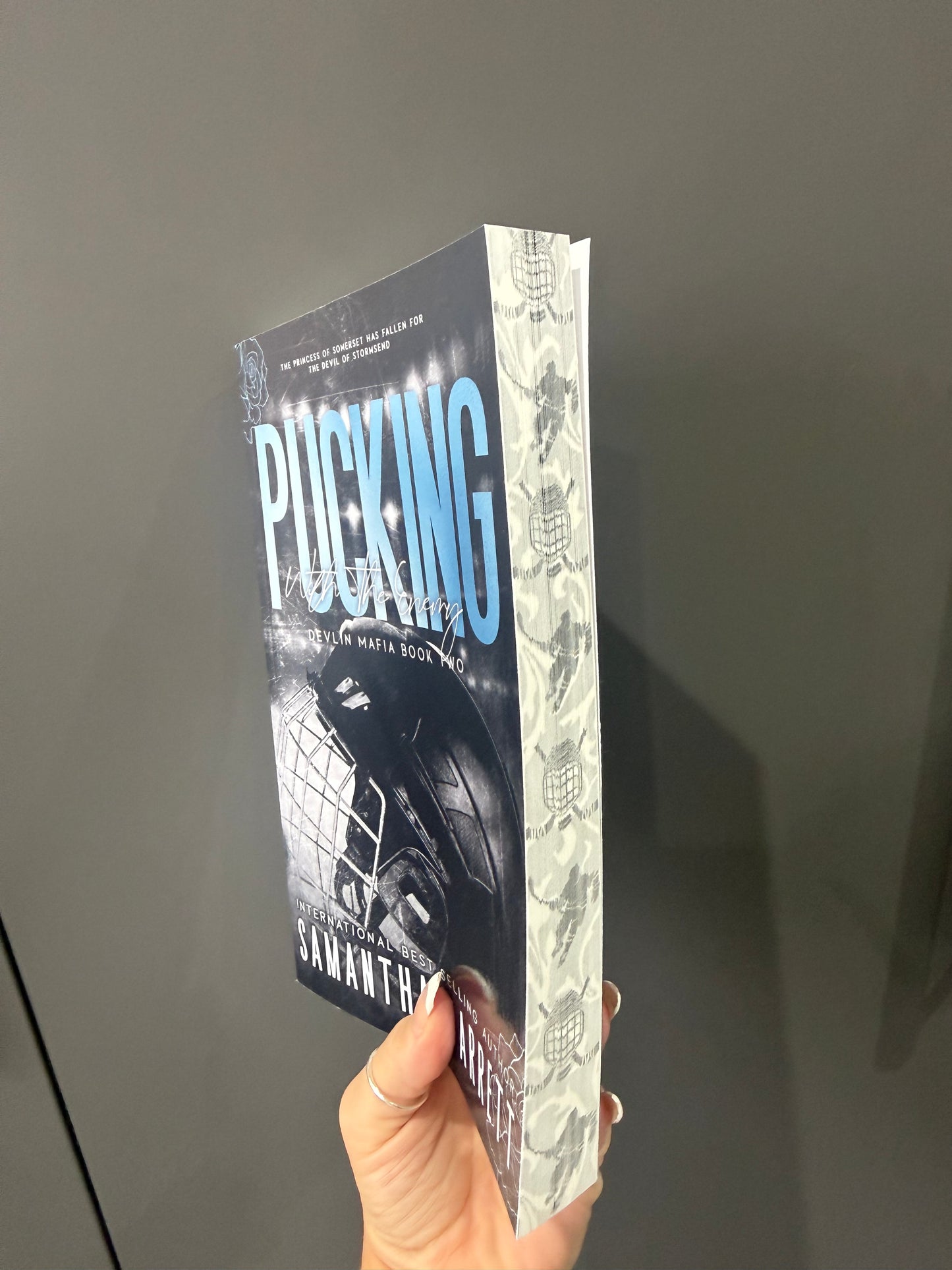 Pucking With The Enemy - Samantha Barrett - Signed Bookplates & Sprayed Edge