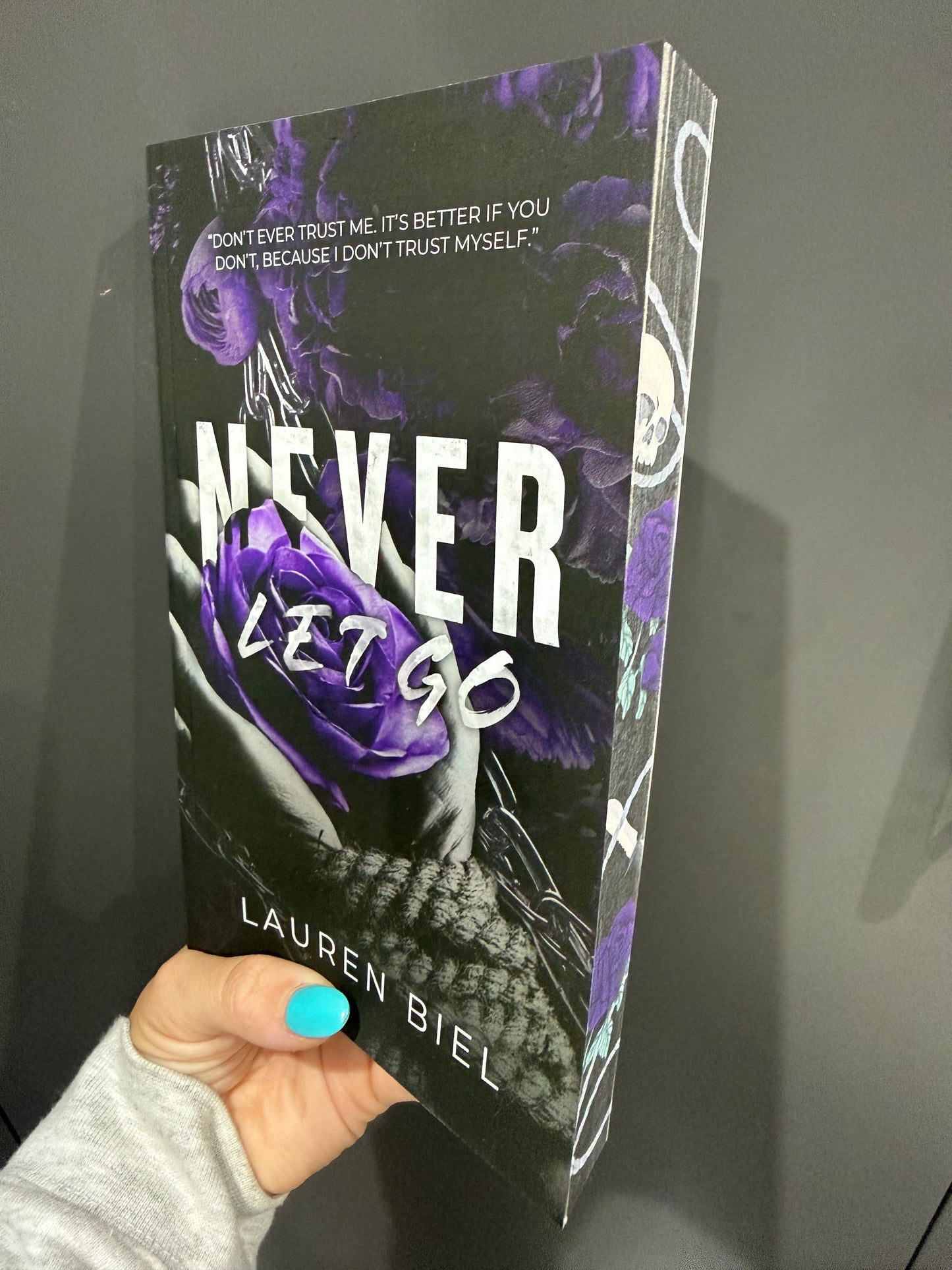 Never Let Go - Lauren Biel Sprayed Edges and Signed Bookplate